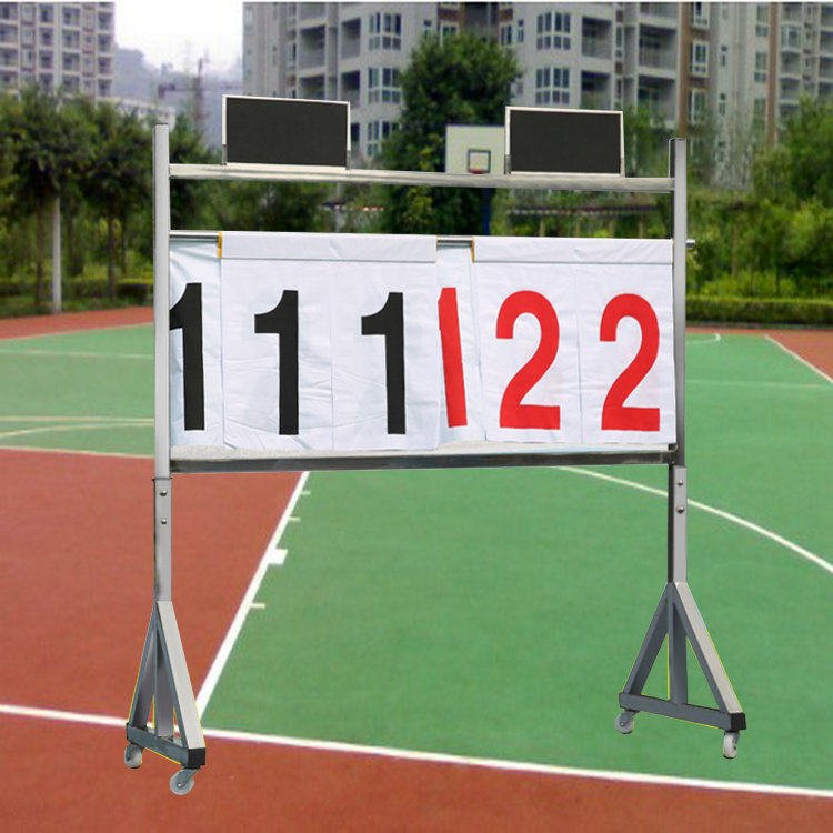 Shenyue basketball game scoreboard Mobile stainless steel basketball game scoring scoreboard flip board
