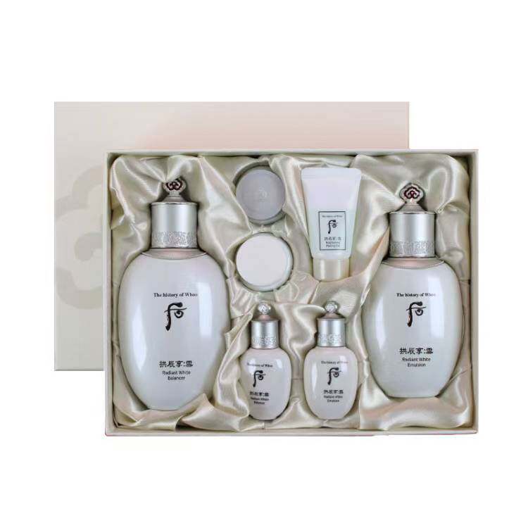 韩国少女护肤品品牌大全，WHOO后拱辰享雪美白套盒真的值得买吗？_护肤