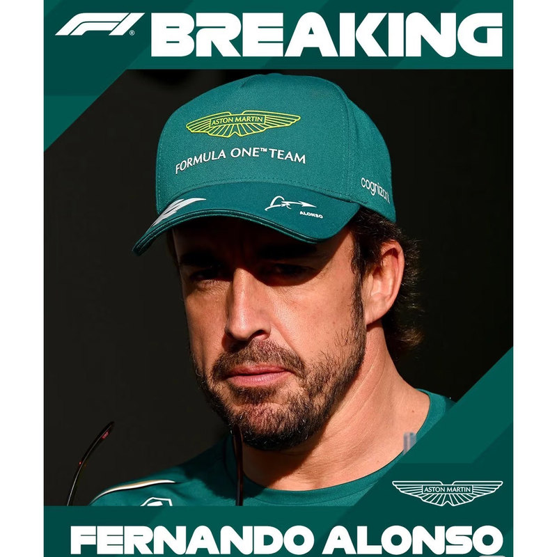 F1 Merchandise Hats Alonso 2024 Regular Style Baseball Cap Fan Cap Racing Baseball Cap
