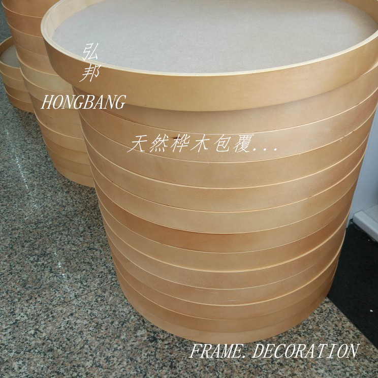 Solid Wood round frame round Picture Frame Round oil picture frame round pure solid wood picture frame round decorative picture frame line