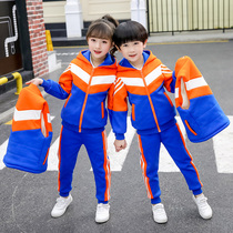 Kindergarten Garden Clothing Spring Autumn Suit Elementary School Students School Uniforms Three Sets Children Class Clothes Autumn Winter Cotton Inglent Wind Hot Sell