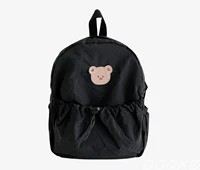 Черный рюкзак, с медвежатами