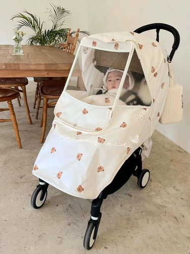 Коляска, ветрозащитный дождевик, детский защитный удерживающий тепло ветрозащитный чехол для выхода на улицу