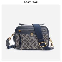 American womens bag 2021 summer new leather small bag camera bag old flower zipper color shoulder messenger bag