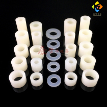 100 pieces M5 ABS spacer column PC board spacer column pad plastic nylon gasket sheet straight column
