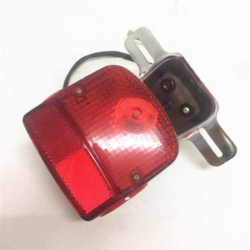 Đối với Suzuki Prince HJ125-8 / GN125 đèn hậu lắp ráp đèn phanh phía sau vỏ đèn hậu - Đèn xe máy độ đèn led xe máy