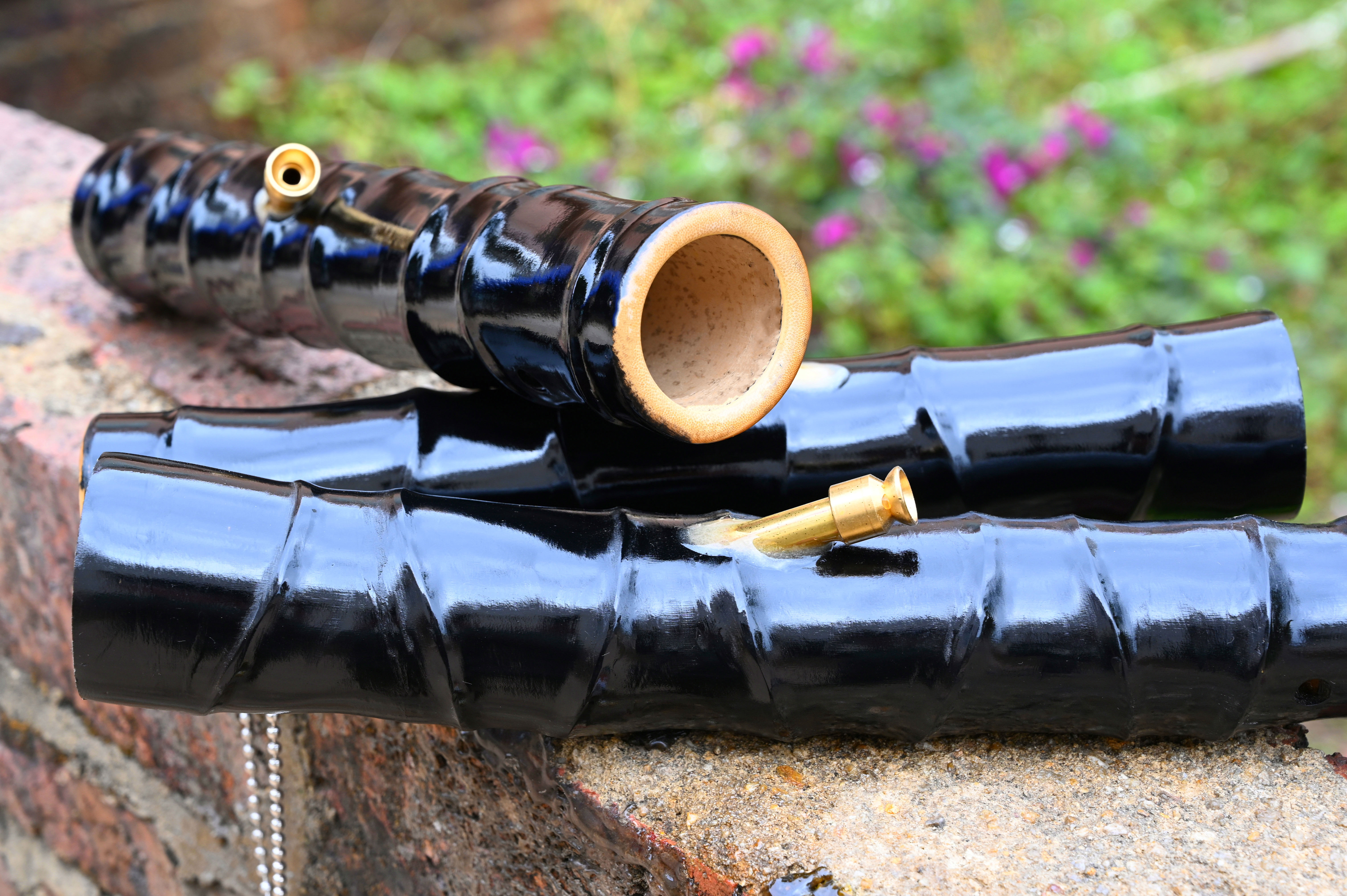 Rongxin Bamboo Hookah Short Mini Guangdong Smoking Set Yunnan Smoking Set Zhanjiang Smoke Rod Pipe Smoking Gun