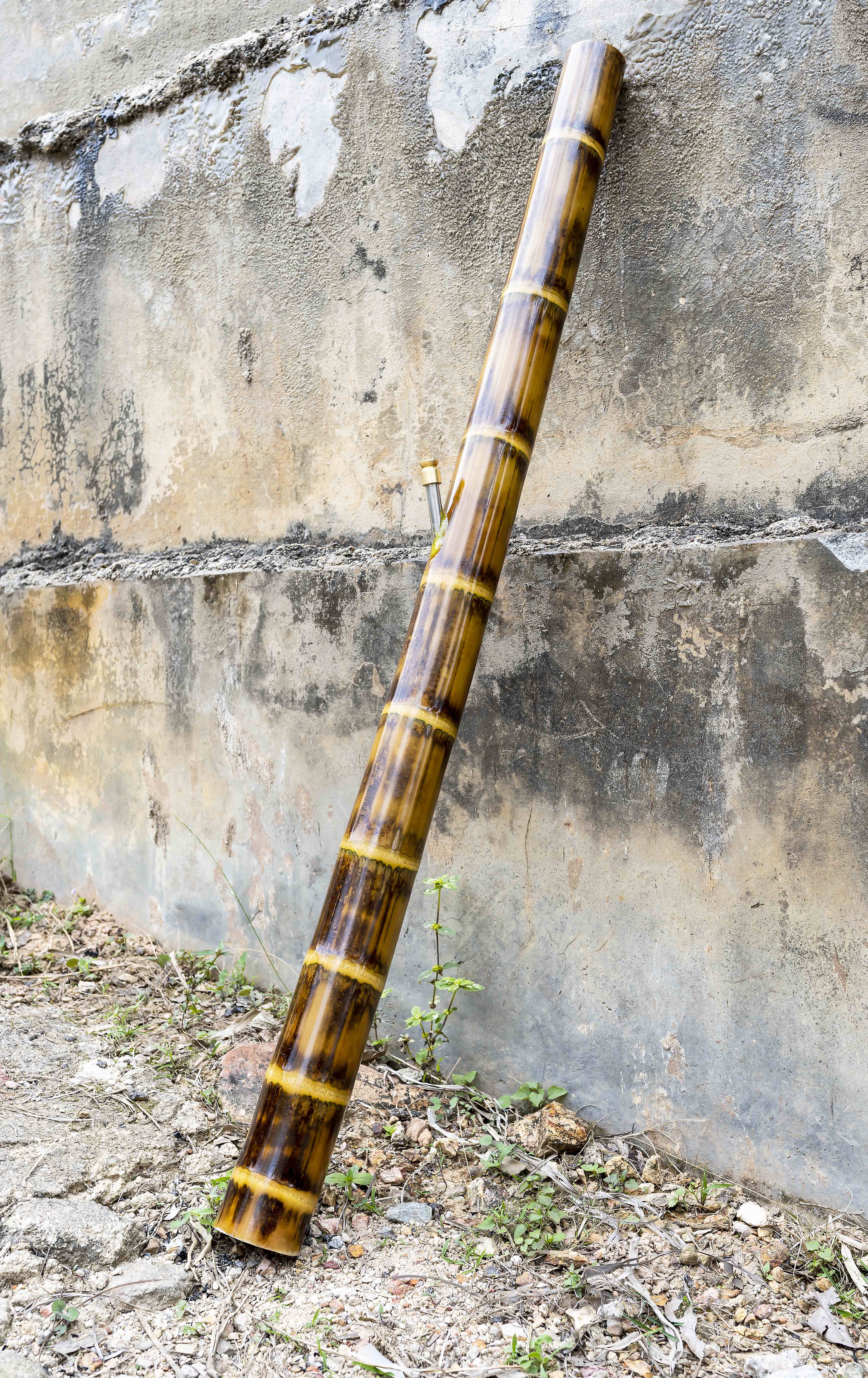 Meter-long bamboo hookah, Guangdong smoking pipe, custom-made length, thickness, thickness, free postal length, about 1 meter, smoking gun, smoking rod