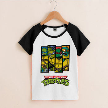 Teenage mutant ninja turtles birthday gift pure cotton short-sleeved children's clothing
