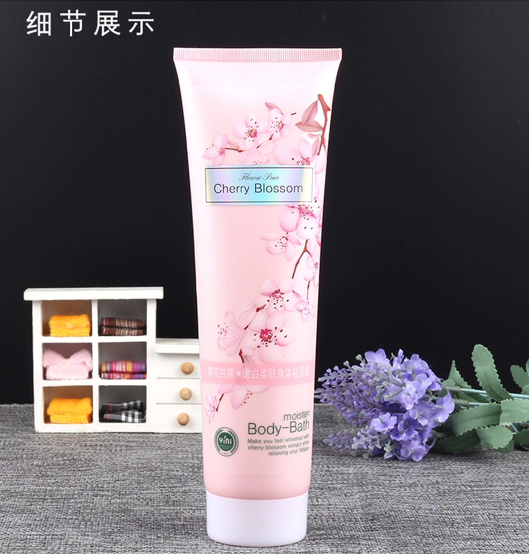 Yi Ni Sakura Pure Dew Whitening Skin Firming Horny Body Facial Scrub nhẹ nhàng Tẩy tế bào chết