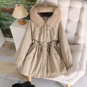 Women's winter hooded thickened parka warm cotton coat Women's winter hooded thickened parka warm cotton coat
