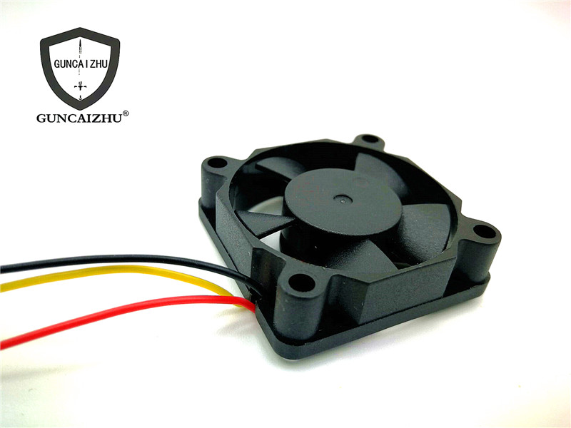 New 3510 3010 2510 hydraulic 3.5/3/2.5cm motherboard graphics card 12V three-wire speed measuring cooling fan