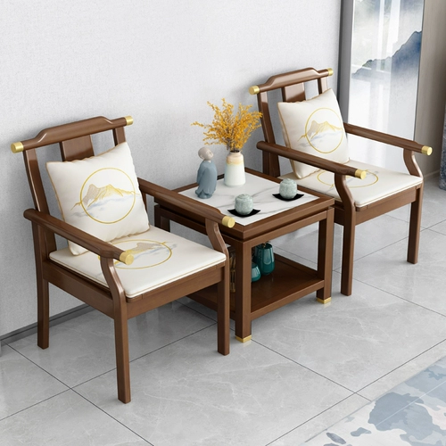 Новый китайский одиночный сплошной диван кресл отдыха