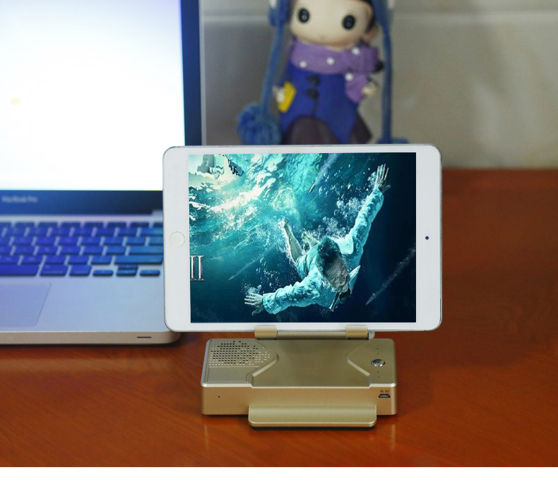 Sáng tạo đa chức năng sạc kho báu triple với đứng Bluetooth stereo điện thoại di động tablet phổ xách tay điện thoại di động - Ngân hàng điện thoại di động sạc dự phòng sạc nhanh