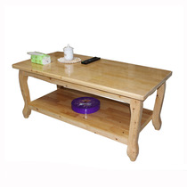 All solid wood living room coffee table Modern simple cypress furniture Log Kung Fu wood tea table Economical small apartment