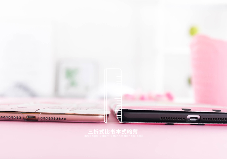 2018 mới bảo vệ vỏ pro11 inch mini 4 kỳ lân mini5 màu hồng ngủ ipad Air2 vỏ 2019 mới air10.5 máy tính bảng táo hoạt hình bao da dễ thương - Phụ kiện máy tính bảng ốp lưng ipad 4