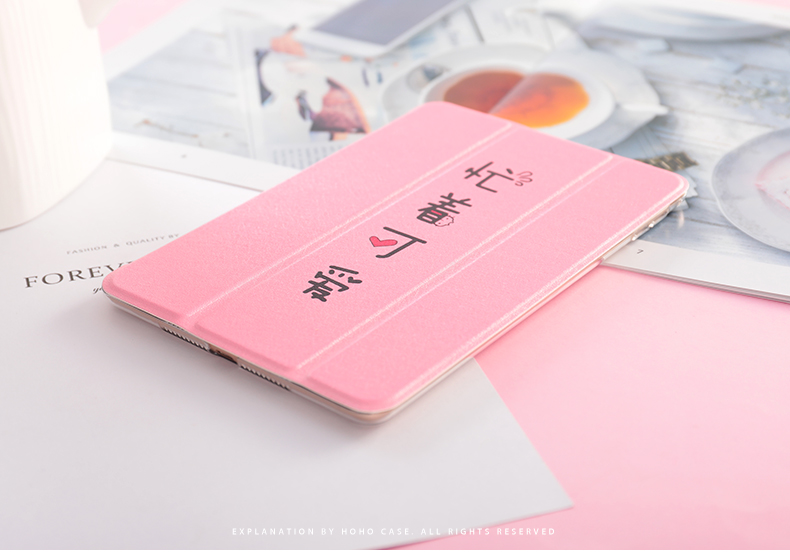Ốp lưng HOHO ipad air2 bảo vệ đen air10.5 cặp đôi cá tính dễ thương 2018 mini 4 siêu mỏng mini5 vỏ 2019 mới sáng tạo bao máy tính bảng 9,7 inch pro11 bao da - Phụ kiện máy tính bảng ốp ipad 10.2