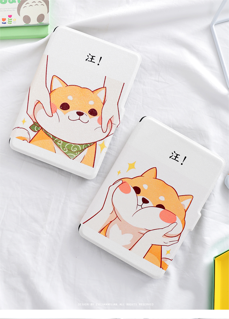 Hoho Kindle voyage bảo vệ tay áo chó cartoon paperwhite3 Amazon e-book reader 958 sinh viên 1499kpw4 vỏ thả sức đề kháng 558 đệm microphone Starter Edition Trường hợp - Phụ kiện sách điện tử ốp ipad mini 2