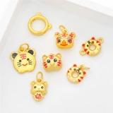 Аксессуар, аксессуары, металлическая подвеска ручной работы, браслет из красной нити, брелок