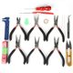 Earrings DIY materials handmade bracelets hair accessories tool kit needle nose pliers diamond glue wrapped flower hairpin accessories