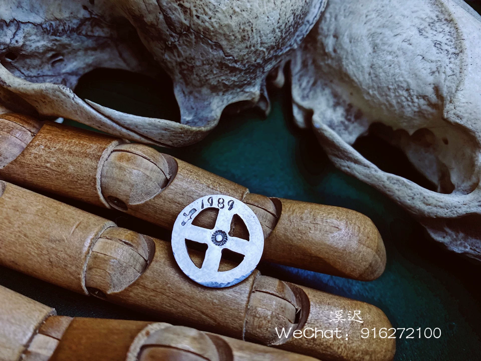 [Xichi] коди гоорос Такахаши Горо специальная пометка простой колесо ручной работы индивидуальный 925 серебро гравировка