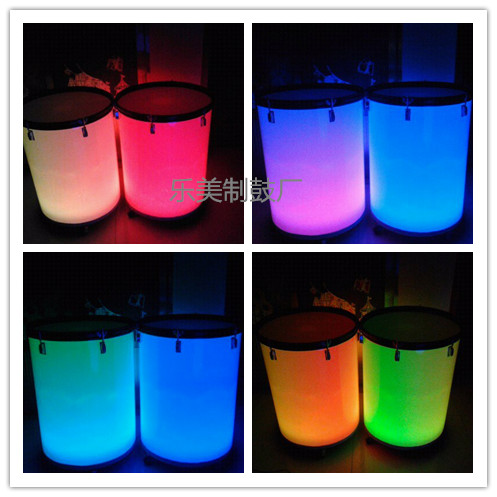 Frosted Water Drum Seven Color LED Water Drum Passion Sound Control Water Drum Transparent Water Drum Flowers Water Drum Children Water Drum