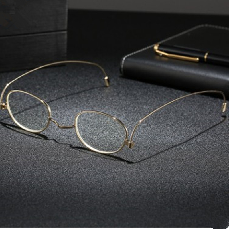 Personality old flower glasses resin sheet metal frame old flower glasses male and female reading old view mirror reading fashion mirror