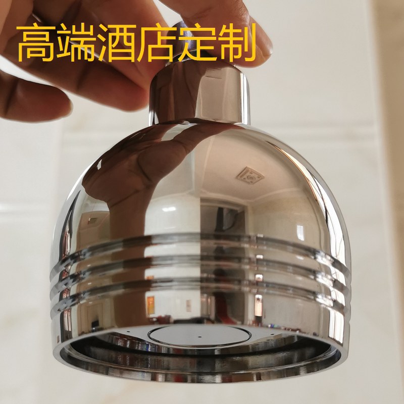 Copper shower head high-end hotel bath center bathhouse hotel school sauna head water-saving all-copper material