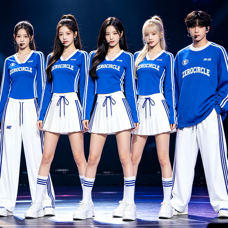 Student Jazz Dance Practice Clothes, Sports Meeting Opening Ceremony Performance Clothes, Aerobics Cheerleading Suit, Korean Girl Group Student Jazz Dance Practice Clothes, Sports Meeting Opening Ceremony Performance Clothes, Aerobics Cheerleading Suit, Korean Girl Group