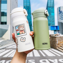 Japan thermos Zen Master thermos cup water cup portable ultra-light girl heart ins cute simple original import
