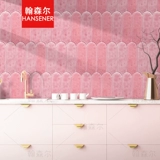 翰森尔 Северный маленький кирпичный кирпич -все -то -перо кирпич кирпичный фон настенная платформа сплошной темно -зеленый вентилятор бесплатная доставка личность