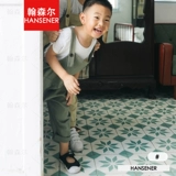 翰森尔 Изумрудный зеленый антикварный кирпичный кирпичный ретро -сальхайский кирпичный кирпичный кирпич.