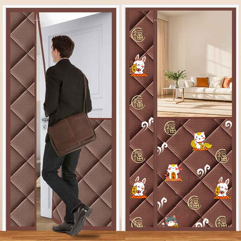 Cotton Door Curtain for Winter Warmth, Windproof, Commercial Use in Shops and Supermarkets, Thickened Door Curtain, Soundproof, Home Use, Cold-Proof and Thermal Insulation Curtain Cotton Door Curtain for Winter Warmth, Windproof, Commercial Use in Shops and Supermarkets, Thickened Door Curtain, Soundproof, Home Use, Cold-Proof and Thermal Insulation Curtain