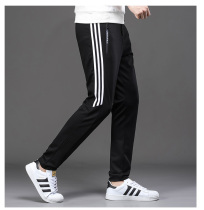 2020 autumn and winter new sweatpants mens loose large size sweatpants high school students all-match handsome closed leg pants tide