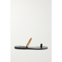 Ancient Greek Sandals Konaki chain embellished leather Sandals women 2021 New