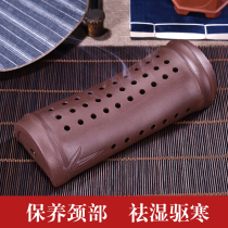 Lixing Purple Sand Moxibustion Pillow Warm Moxibustion Pillow Beauty Institute Pushup House Household Cervical Spine Waist Leg Part Plantar Ceramic Moxibustion Box