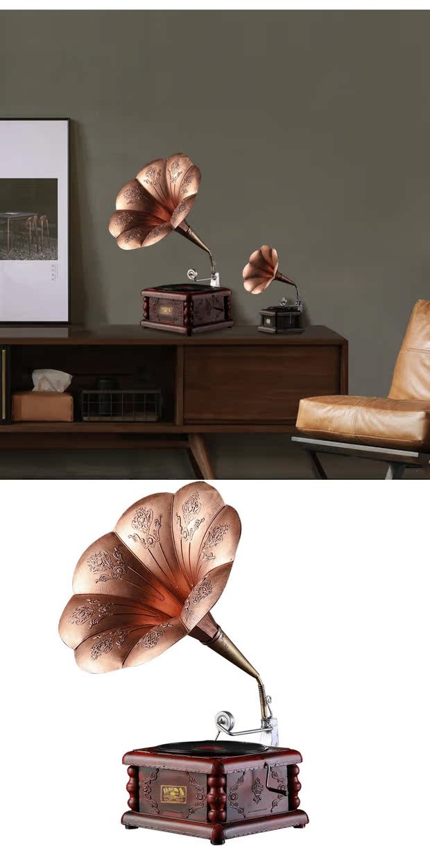 đầu đĩa than cũ	 Châu Âu retro phonograph đồ trang trí hoài cổ trang trí tủ rượu TV tủ trưng bày sắt rèn máy mô hình thủ công - Máy hát 	đầu đĩa than marantz tt5005