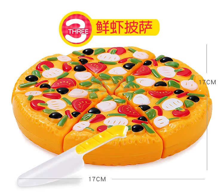 Trẻ em chơi nhà đồ chơi nhà bếp cô bé tay đẩy giỏ mua hàng bé cắt rau bánh pizza cắt trái cây