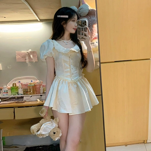 Летняя кукла, наряд маленькой принцессы, кукольный воротник, подходит для подростков, новая коллекция, юбка-пачка, французский стиль