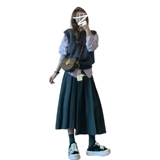 Жилет, осенний свитер, платье, комплект, рубашка, коллекция 2023