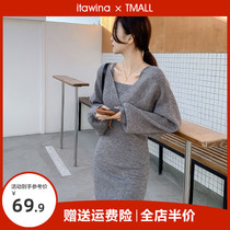 Brother-in-law Sexy dress Dress Spicy Girl Dress Pure Desire for a High Sense Early Spring 2022 New Autumn Winter