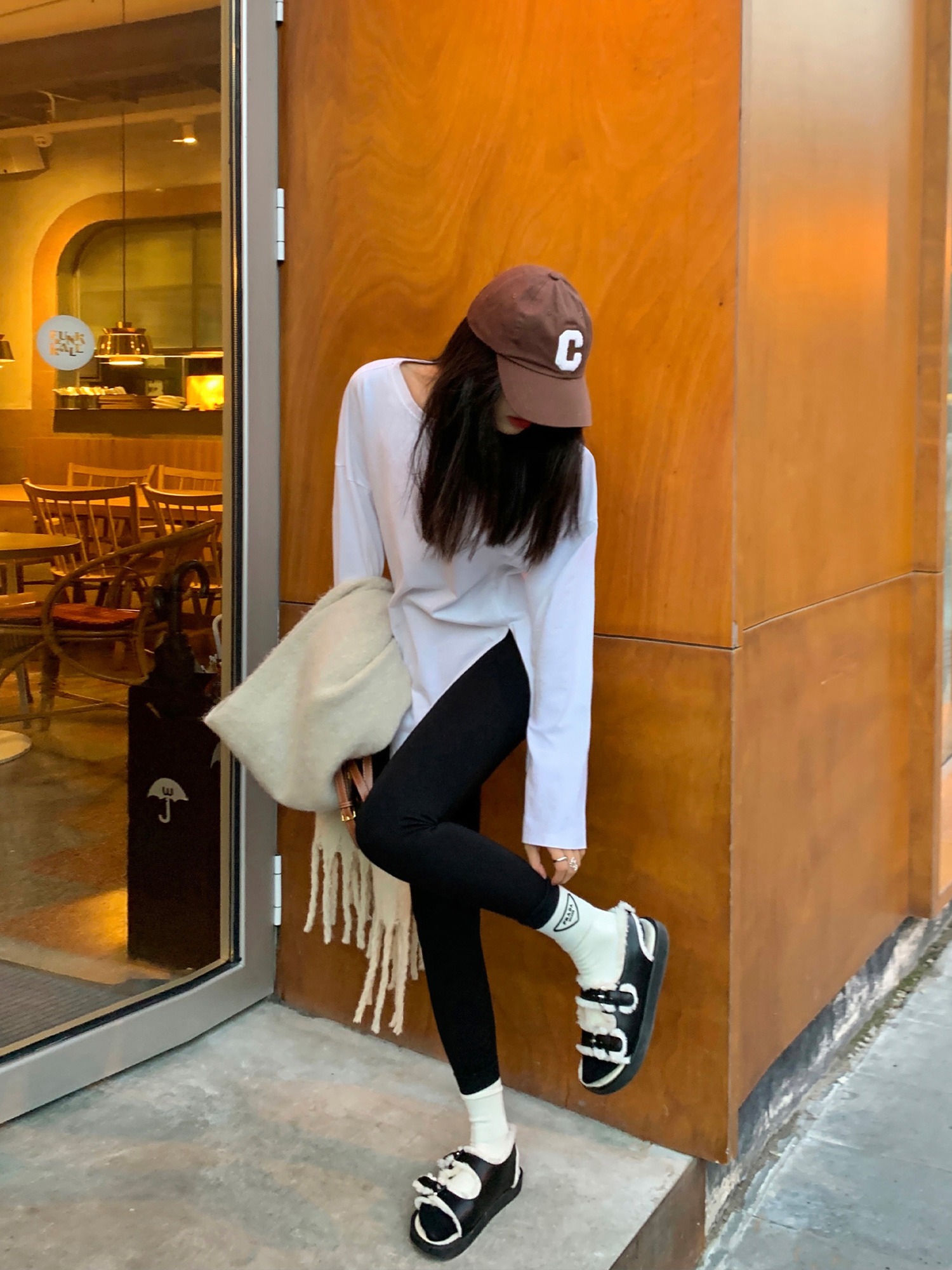 Pregnancy Woman Dress Blouse Women's T-shirt Spring and fall Suit out of fashion Fashion Undershirt Spring Clothing for a hitch bottom shirt thin