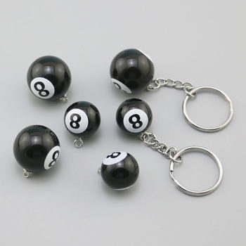 Table tennis diy black jewelry accessories resin