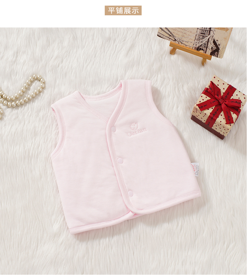 Áo vest bé gái mùa thu ấm áp nam bé vest mùa xuân và mùa thu mùa đông cotton mỏng phần áo khoác trẻ em vest nữ mẫu áo len gile trẻ em 