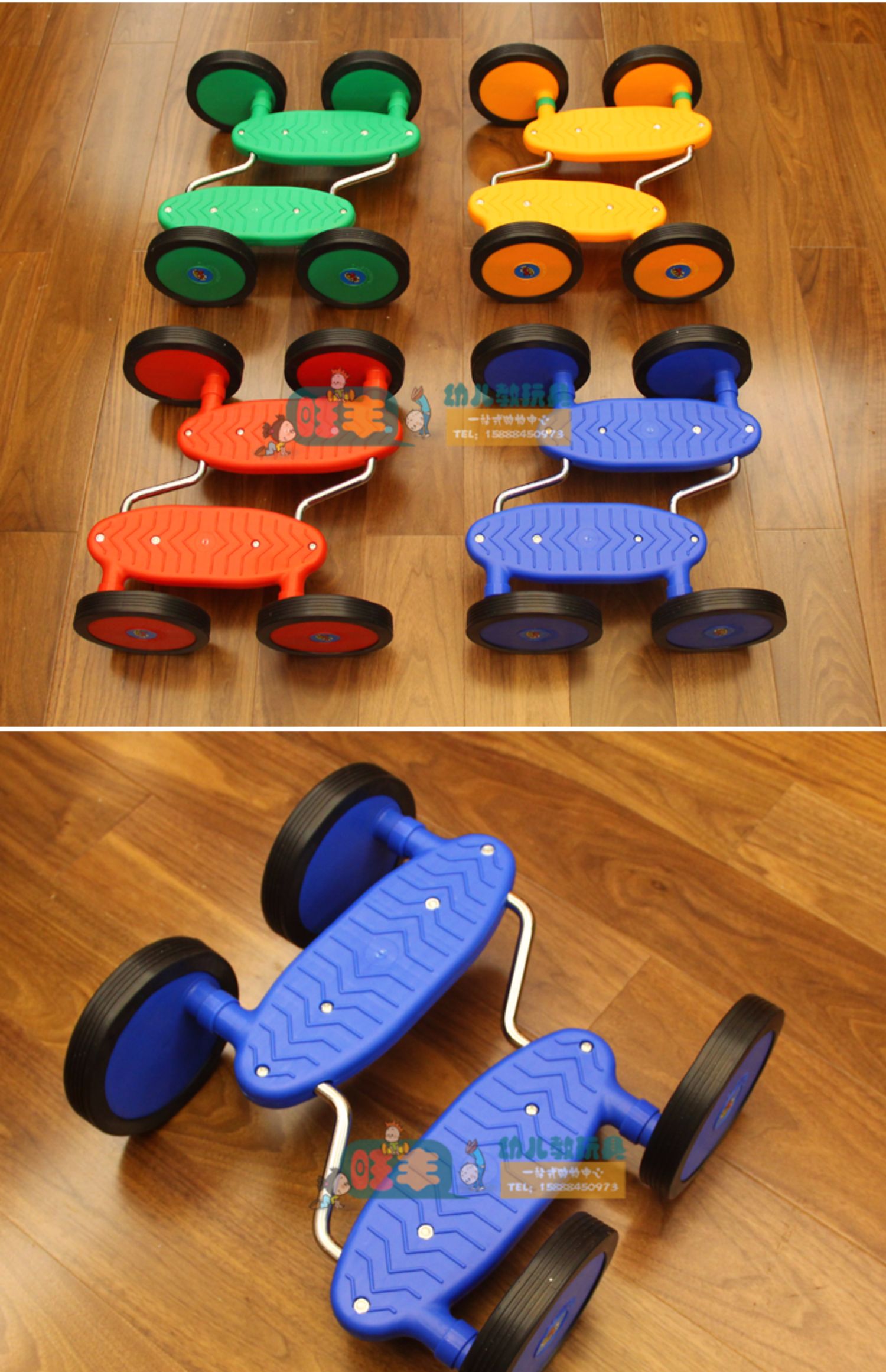 xe cân bằng xiaomi Thiết bị đào tạo cảm giác cân bằng máy chạy bộ xe đạp trẻ em bốn vòng thể dục dạy học mẫu giáo thể thao trò chơi đồ chơi - Smart Scooter xe cân bằng xiaomi