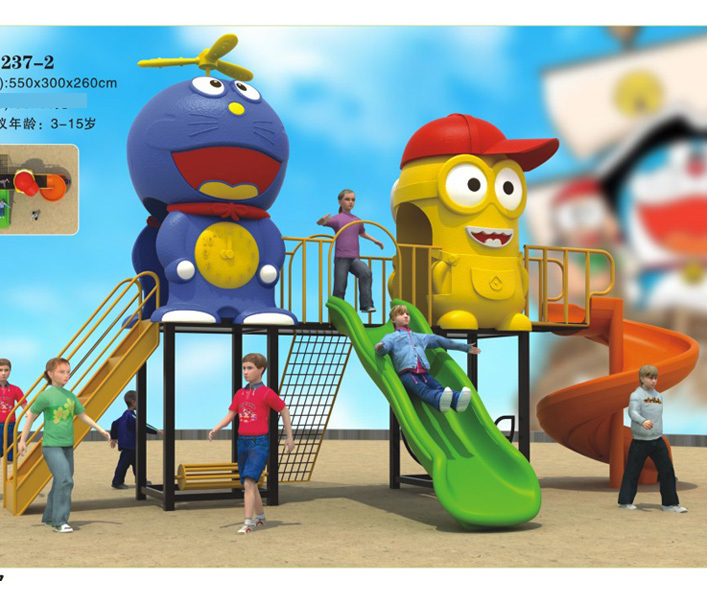 Little Doctor Slide Outdoor Slide Fairy Tale Park Series Outdoor Children's Slide Combination 237-2 Little Doctor Slide Outdoor Slide Fairy Tale Park Series Outdoor Children's Slide Combination 237-2