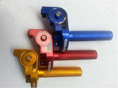 Throttle Handlebar Large Twist Oil Aluminum Alloy Large Oil Cross Country Locomotive Big Twist Oil Throttle Handlebar