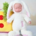 Nữ hoàng dễ thương với giấc ngủ thoải mái mô phỏng bé búp bê bé dễ thương ngủ búp bê mềm cao su - Đồ chơi mềm Đồ chơi mềm