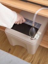 Air conditioning Water Water Bucket Tea Water Barrel Waste Water Barrel Tea Residue Barrel Water Storage Barrel Milk Tea Shop Indoor Machine Home Tea Set