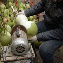 Gourd peeling tool steel wire brush polishing machine leather hand root carving polishing full set of small electric leather